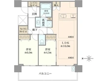 【大阪府/大阪市北区扇町】パークタワー梅田 間取り図