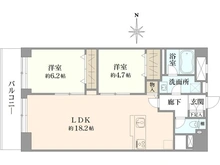【大阪府/大阪市浪速区桜川】難波スカイハイツ 間取り図