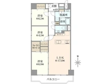 【大阪府/大阪市西区立売堀】日商岩井マンション阿波座 間取り図