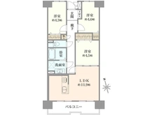 【大阪府/大阪市福島区福島】藤和堂島ハイタウン 間取り図