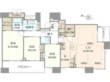 【大阪府/大阪市北区本庄西】シティタワー梅田東 間取り図