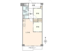 【大阪府/大阪市旭区高殿】高殿コーポ 間取り図