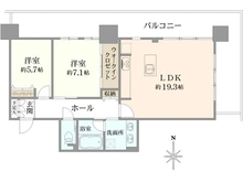 【大阪府/大阪市西区南堀江】ヴィークタワー南堀江 間取り図
