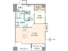 【大阪府/大阪市北区池田町】パラツィーナセシリア天満 間取り図