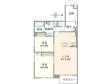 【大阪府/大阪市中央区谷町】フジハイム谷町 間取り図
