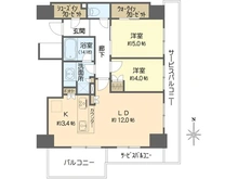 【大阪府/大阪市福島区福島】シエリアタワー大阪福島 間取り図