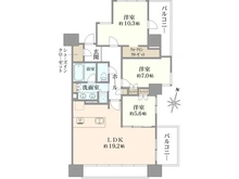 【大阪府/大阪市都島区片町】プラウド大阪城 間取り図