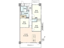 【大阪府/大阪市淀川区東三国】セントポリア東三国 間取り図