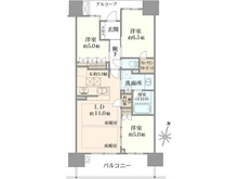 【大阪府/大阪市北区天満橋】天満橋レジデンスエアリーコート 間取り図