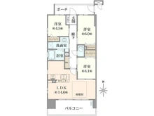 【大阪府/大阪市鶴見区緑】イニシア鶴見パークウエスト 間取り図