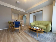 【大阪府/大阪市西淀川区姫島】阪神住建リバーサイドヴィラ姫島II リビング・ダイニング：※家具・調度品等は販売価格に含まれておりません