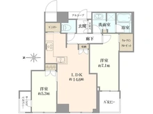 【大阪府/大阪市福島区福島】シティタワー西梅田 間取り図