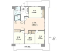 【大阪府/大阪市西淀川区佃】千舟リバーサイドヴィラ D号棟 間取り図