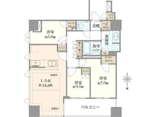 【大阪府/大阪市中央区安土町】クレヴィアタワー御堂筋本町 間取り図