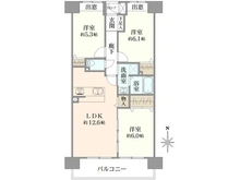 【大阪府/大阪市旭区高殿】サンヴェール旭公園ガーデンプラザ 間取り図