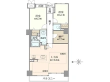 【大阪府/大阪市中央区高津】ファミールKOUZタワー 間取り図