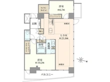 【大阪府/大阪市西区新町】大阪ひびきの街ザ・サンクタスタワー 間取り図