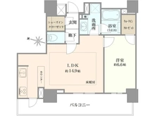 【大阪府/大阪市北区本庄東】アデニウムタワー梅田イーストスクエア 間取り図