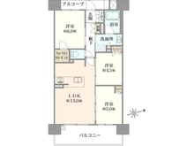 【大阪府/大阪市住之江区中加賀屋】プレサンスロジェ住之江レジデンス 間取り図