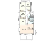 【大阪府/大阪市都島区友渕町】ベル・パークシティ O棟 間取り図