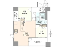 【大阪府/大阪市西区新町】ワコーレ大阪新町タワーレジデンス 間取り図