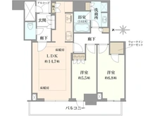 【大阪府/大阪市西区新町】プレミストタワー大阪新町ローレルコート 間取り図