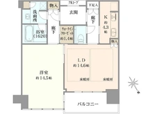 【大阪府/大阪市北区大深町】グラングリーン大阪　ザ・ノースレジデンス 間取り図