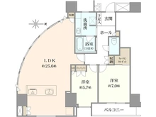 【大阪府/大阪市中央区瓦町】シティタワー大阪 間取り図