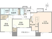 【大阪府/大阪市北区本庄西】シティタワー梅田東 間取り図