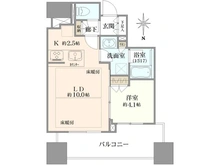 【大阪府/大阪市中央区安土町】シティタワー大阪本町 間取り図