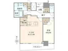 【大阪府/大阪市西区新町】大阪ひびきの街ザ・サンクタスタワー 間取り図