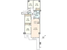 【大阪府/大阪市都島区都島南通】京橋グリーンハイツ 三号棟 間取り図