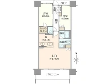 【大阪府/大阪市北区神山町】ザ・大阪レジデンス梅田扇町公園 間取り図