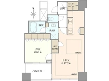 【大阪府/大阪市北区樋之口町】シティタワー大阪天満 間取り図