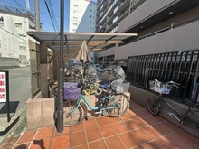 【大阪府/大阪市天王寺区小橋町】エバーグリーン上本町 駐輪場
