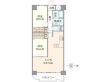 【大阪府/大阪市北区鶴野町】コープ野村梅田 A棟 間取り図