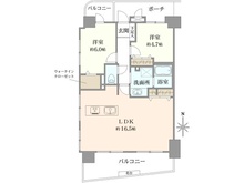 【大阪府/大阪市西淀川区歌島】リブコート塚本 間取り図