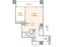 【大阪府/大阪市北区天満橋】OAPレジデンスタワー 東館 間取り図