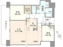 【大阪府/大阪市北区中之島】ザ・パークハウス中之島タワー 間取り図