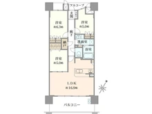 【大阪府/大阪市城東区今福西】タイムズ・ピース・スクエア スイートガーデンシティ 間取り図