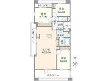【大阪府/大阪市鶴見区鶴見】プレステ15番館鶴見緑地 間取り図