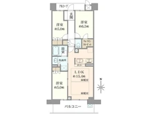 【大阪府/大阪市福島区福島】ローレルタワー梅田ウエスト 間取り図