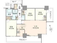 【大阪府/大阪市阿倍野区阿倍野筋】プラウドタワー阿倍野 間取り図