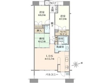 【大阪府/大阪市福島区玉川】ピュア玉川 間取り図