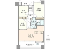 【大阪府/大阪市中央区玉造】シティハウス上町台玉造 間取り図