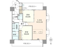 【大阪府/大阪市城東区中央】ル・グランデ城東中央 間取り図