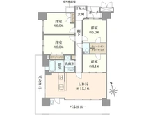 【大阪府/大阪市東成区深江南】グランアッシュ新深江 間取り図