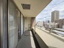 【大阪府/大阪市中央区谷町】シティハウス上本町 バルコニー