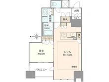 【大阪府/大阪市西区南堀江】ブランズタワー南堀江 間取り図