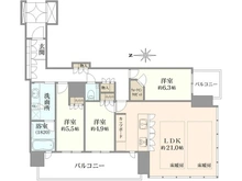 【大阪府/大阪市中央区南本町】MJR堺筋本町タワー 間取り図